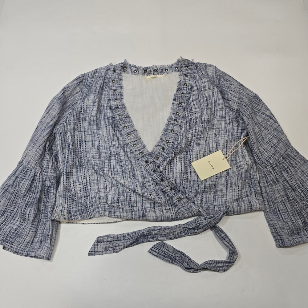 Tularosa Estelle Top in Deep Blue - Picture 2 of 13